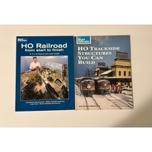 Lot of 2 Model Railroad Train Books Kalmbach Books Track Layouts &amp; Structures - £11.16 GBP