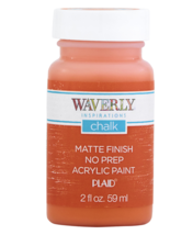 Waverly Inspirations 60884E Chalk Paint, Matte, Pumpkin Orange, 2 Fl. Oz. - £2.99 GBP