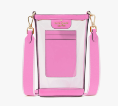 Kate Spade Clare Clear See Through Phone Crossbody ~NWT~ Pink - $84.15