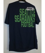 Seattle Seahawks Logo Stich Patch NFL Team Apparel Dark Blue Football T-... - £18.17 GBP