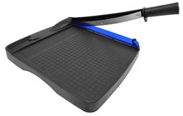 Westcott Multi-Purpose Guillotine Trimmer, 12", Black/Blue, Medium Duty - $29.95