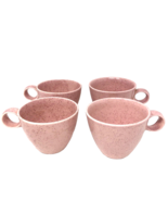 Vernon Ware Tickled Pink Tea/Coffee Cups Speckled 50s Dinnerware MCM Set... - £15.97 GBP