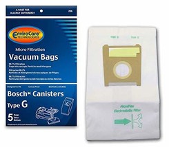 Bosch Type G Vacuum Cleaner Bags BBZ51AFG1U - Generic - 5 pack - $10.11