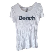 Brand New Bench Expate White Logo Short Sleeve Athleticwear T-Shirt - $14.50