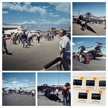 1976 Bicentennial Airshow Planes Lot of 5 Colorado Springs Ektachrome 35mm Slide - £5.14 GBP