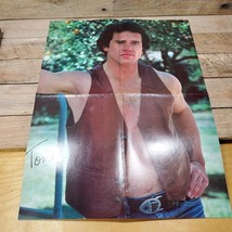 Dukes of Hazzard Tom Wopat Shirtless Muscular Pose Center Fold Color Photo - £10.08 GBP