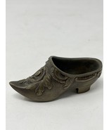 Vintage Solid Brass Carved Miniature Decorative Shoe  3-1/2” - $32.87 CAD