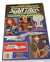 Magazine Star Trek The Next Generation Technical Journal Official Book Vtg 1991 - $13.89