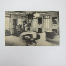 Postcard Boston State House Council Chamber Photo Vintage 1940s Litho Print RARE - £4.78 GBP