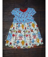 NEW Boutique Dr Seuss Cat in the Hat Horton Lorax Girls Short Sleeve Dress - $5.99+