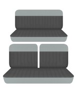 Fits 1951 Chevy Fleetline deluxe 2dr sedan Front 50-50 top and Rear seat covers - $149.59