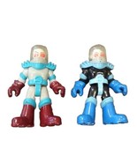 Lot Of 2 Imaginext Mr Freeze Action Figures Batman Villain D C Super Fri... - $184.55 MXN