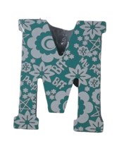 Wooden Block Letter Painted Floral My Peeps &amp; BFF  - New - M - £4.78 GBP
