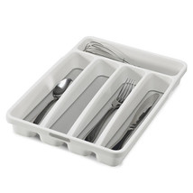Madesmart Mini 5-Compartment Cutlery Tray - White - £17.46 GBP