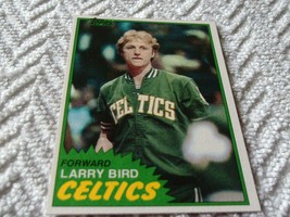  1981 Topps # 4 Larry Bird Boston Celtic&#39;s ... - £17,200.51 GBP