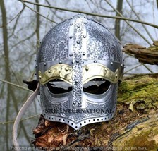 18GA SCA LARP Medieval Viking Baldur Helmet Knight Armor Helmet Replica - £119.54 GBP