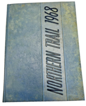 Yearbook Eagle River High School Wisconsin Northern Trail Book 1968 - £21.56 GBP