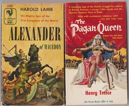 Alexander of Macedon &amp; The Pagan Queen 1950s 1st pbs historical novels - £18.18 GBP