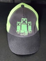 Minecraft Creeper Mobs Adjustable Snapback Hat Jinx Mojang Adult OSFM Lime Green - £12.57 GBP