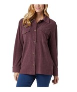 32 Degrees Womens Shirt Purple Button-Up Long Sleeves Chest Pockets Soft - $56.32 CAD