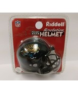 Jacksonville Jaguars Riddell Pocket Size Revolution Helmet Black 2x2.25 In