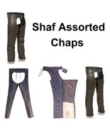 Shaf Leather, Motorcycle Chap, Biker Men&#39;s Leather Chaps  - $187.55 CAD+