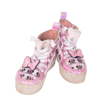 Disney Mini Mouse Girls High Top Sneakers Size 11 - $17.09