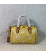 Tory Burch Golden Sunset T Monogram Contrast Embossed MINI Barrell Bag -... - $468.00