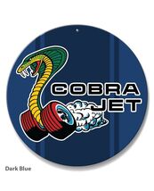 Ford Mustang Cobra Jet Car Vehicle Logo Poster Metal Round Sign 8x8in Vi... - €21,47 EUR