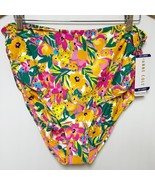 Anne Cole Womens Size XXL Sunshine Floral High-Waist Bikini Swim Bottoms... - £19.38 GBP