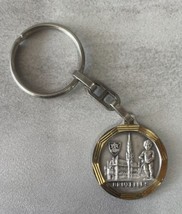 Vintage Bruxelles Brussels Metal Travel Keychain - £13.73 GBP