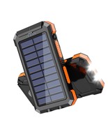 Solar Charger 30000mAh, Portable Solar Power Bank External - £76.94 GBP