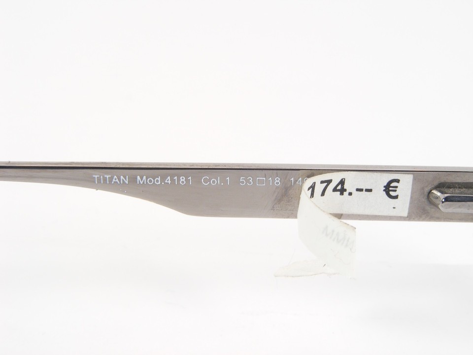 Optik Fleckenstein 4181 1 Silver /Gold UNIQUE RARE EYEGLASSES Titan 53-18-140mm Item image 10