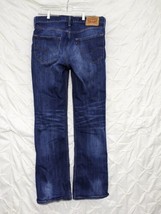 Levis 527 Jeans Mens 34x34 Blue Boot Cut Slim Denim Cotton Casual - £19.41 GBP