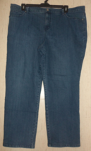 Excellent Womens Gloria Vanderbilt &quot;Amanda&quot; 5 Pocket Denim Blue J EAN S Size 20W - £28.48 GBP