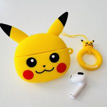 Apple AirPods 3 Case Pokémon Yellow Pikachu Silicone Earphone Cover Protector - £11.14 GBP
