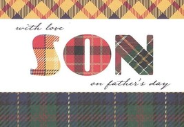 With Love Son On Father&#39;s Day - Father&#39;s Day Greeting Card - 28729 - £2.19 GBP