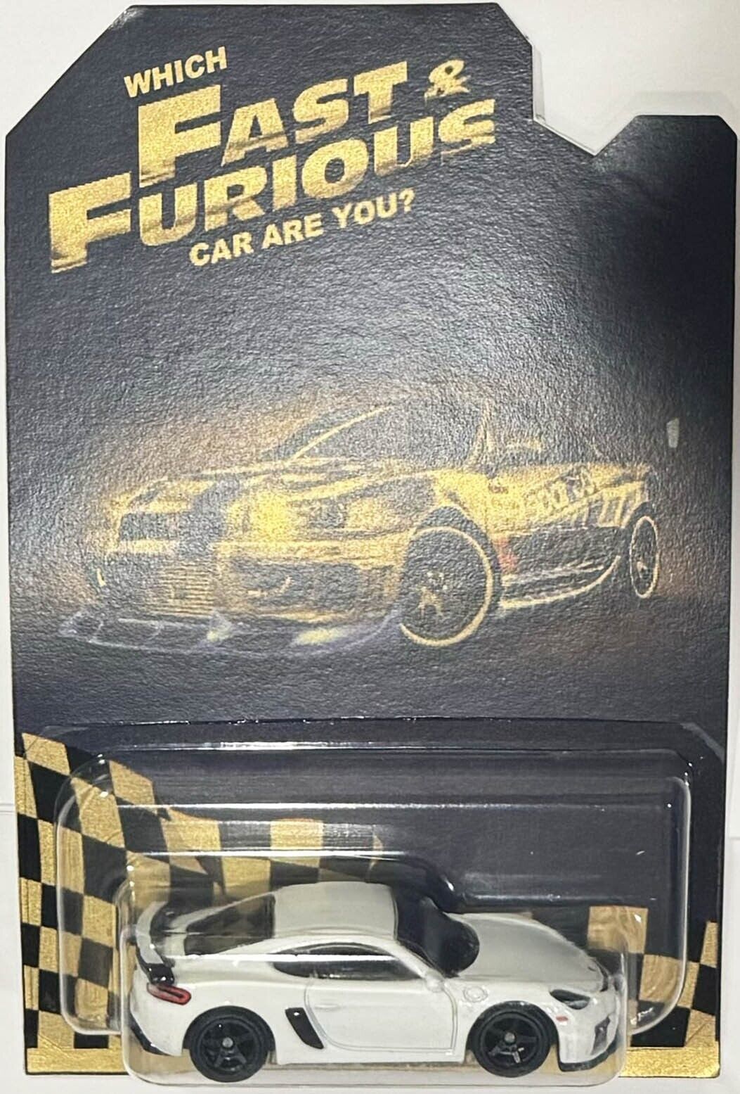 PORSCHE 718 Cayman GT4  CUSTOM Hot Wheels Fast &amp; Furious Series w/  RR - $72.71