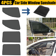 4Pcs Magnetic Sun Shade Front &amp; Rear Car Window Screen Cover Sunshade Protector - £18.16 GBP
