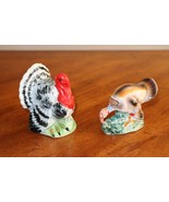 Vtg Turkey Salt + Pepper Shakers (1) Souvenir Niagara Falls Canada Thank... - $267.48 MXN