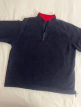 Vintage Woods & Gray Sweater Men's XL Black & Red Pullover Fleece Sweatshirt image 8