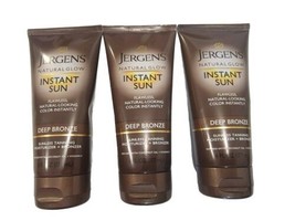 Jergens Natural Glow Instant Sun Tanning Moisturizer Deep Bronze 6 oz Lo... - $31.88
