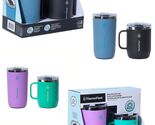 New ThermoFlask Thermal Stainless Steel Coffee Mugs 2-Pack Choice Colors... - $39.95