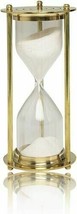 Brass Hourglass Sand Timer Old Antique Style Vintage Clock gift item new - £32.20 GBP