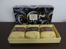 Vintage Yardley Of London New York Lavender Wrapped Soap Bar 3 Cakes in Gift Box - $42.57