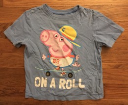 Old Navy Toddler Piglet Pig Skate Light Blue Short Sleeve T-Shirt Tee Sh... - $19.99