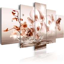 Tiptophomedecor Stretched Canvas Floral Art - Poetry Of Moment - Stretched &amp; Fra - £71.92 GBP+