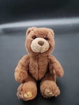 Vtg Art&#39;s Toy Rare Mini Brown Teddy Bear Beanie Belly Plush No Clothes 7&quot;  - £11.57 GBP