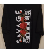 2 Monkeys T Shirt Savage Graphic Logo Men’s 3XL Black and Red Short Sleeve - €10,31 EUR