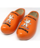 Hup Holland Bokma Wood Clogs Shoe Orange Lion Very rare HTF - £25.99 GBP